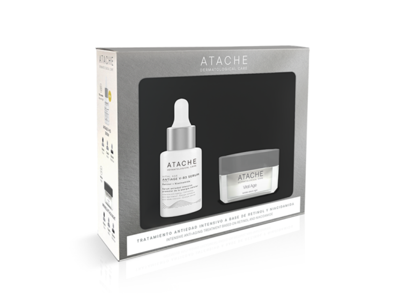 Atache. Pack Sérum V-B3 + Crema Wrinkle Attack