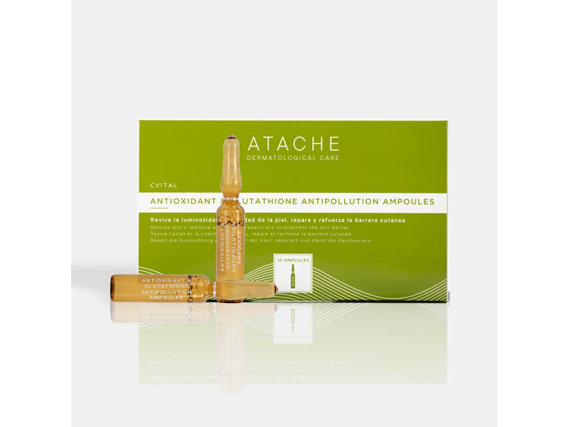 Atache. Antioxidant & Glutathione Antipollution Ampoules 10x2 ml