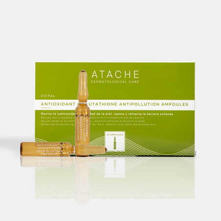 Atache. Antioxidant & Glutathione Antipollution Ampoules 10x2 ml